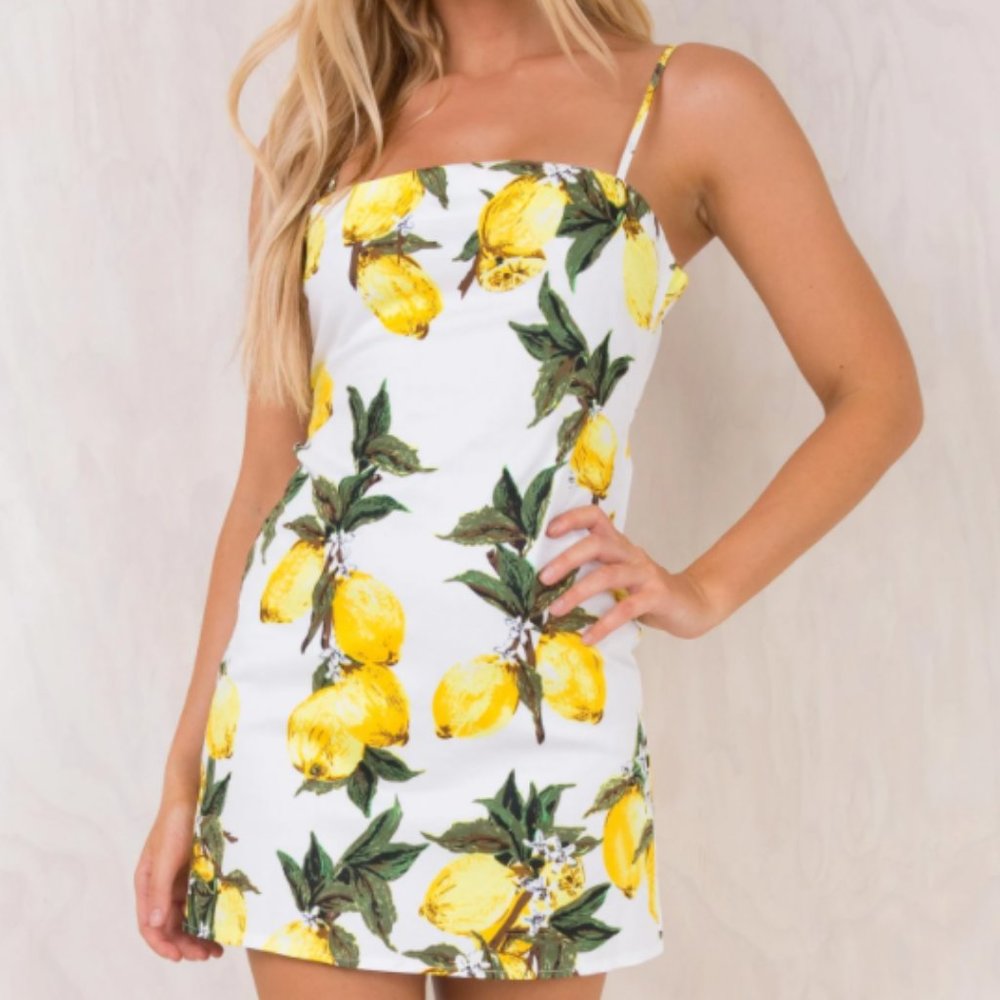 Lemon Mini Dress